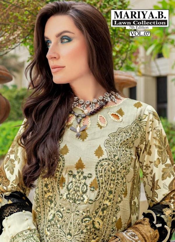 Mariya B Lawn Vol-7 Lawn Cotton Designer Dress Material